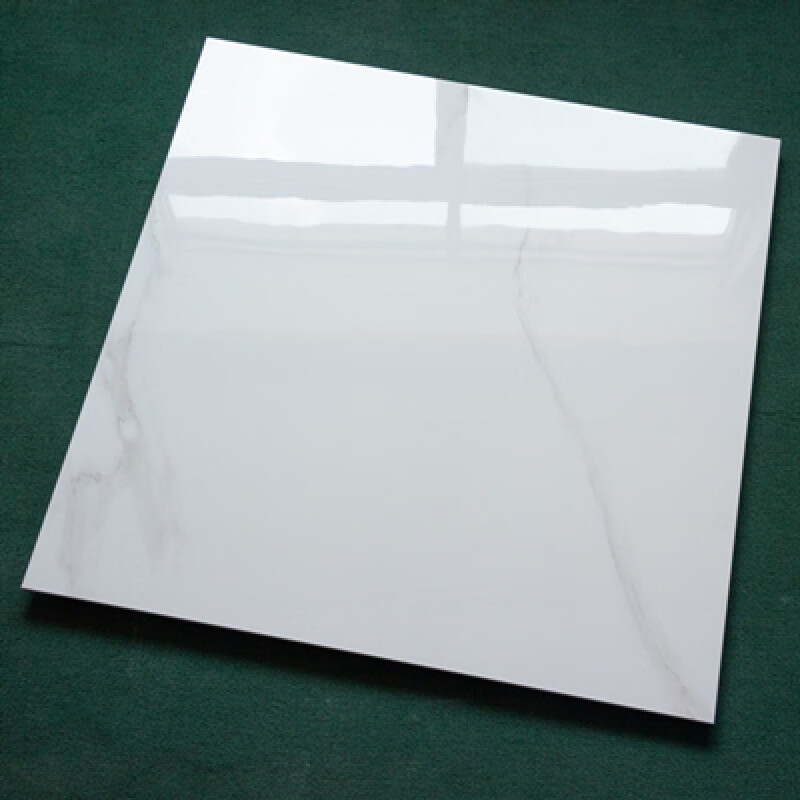 施韵令白色客厅爵士白800x800通体大理石防滑 负离子通体砖 爵士白