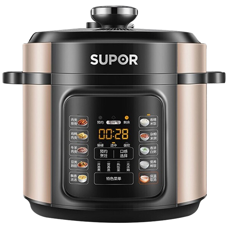 苏泊尔（SUPOR）电压力锅家用双胆球釜 4.8L大容量智能高压锅预约 SY-48YC8110EQ