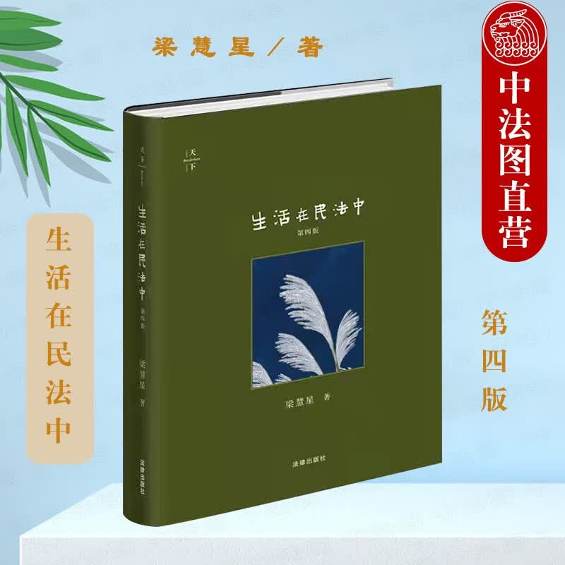 正版精装 生活在民法中 第四版 梁慧星 天下系列图书 法学家讲演录 法律社 民法典条文解读理解与适用 民事裁判