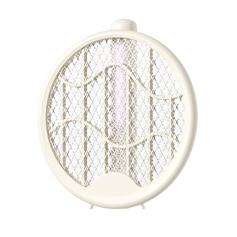 彩虹（RAINBOW）电蚊拍驱蚊器灭蚊器灭蚊拍苍蝇拍电蝇拍充电式灯拍两用USB充电 USB直充+紫光诱蚊+折叠+颜色随机