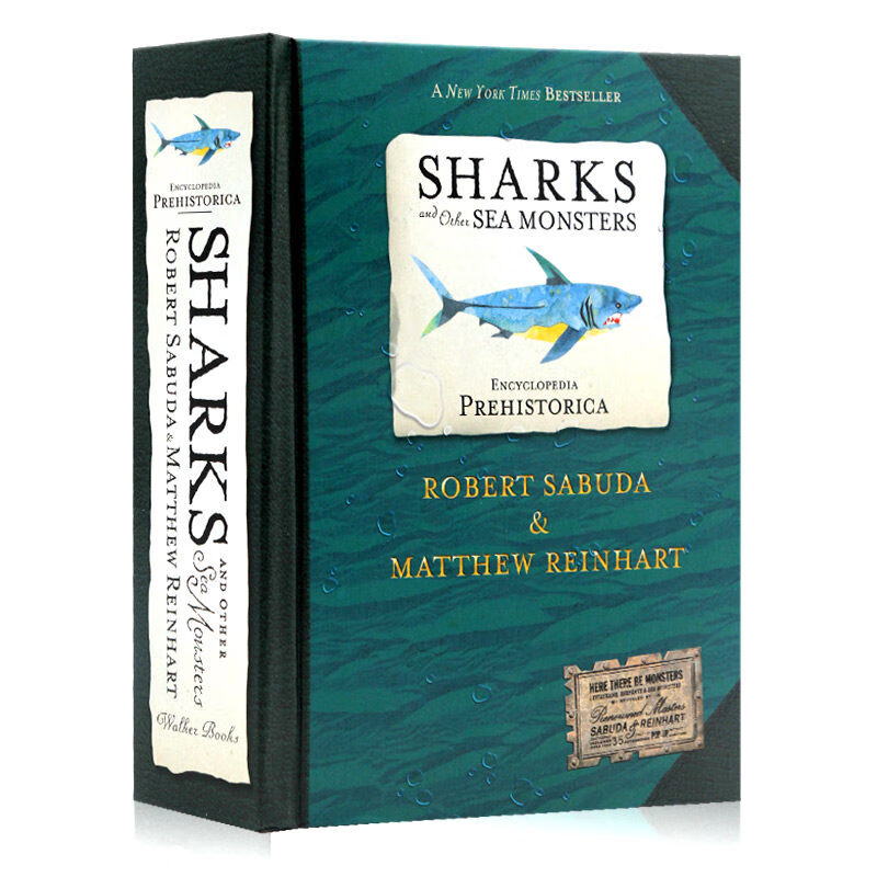 Sharks and Other Sea Monsters 儿童立体书 史前百科鲨鱼和海怪立体书