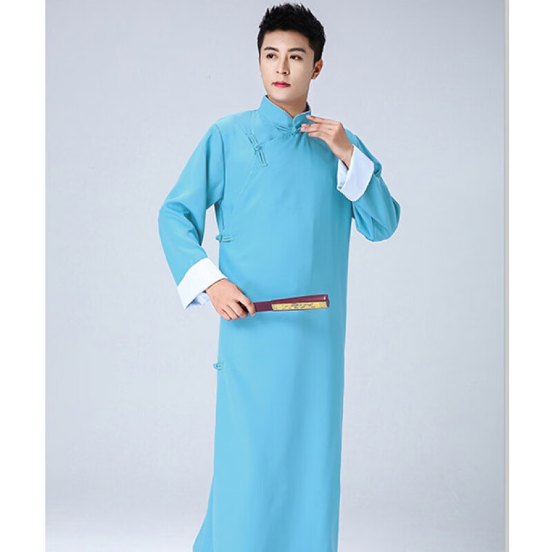 天彩绣相声服装大褂民国长衫长袍中国风伴郎服儿童马褂快板主持演出服