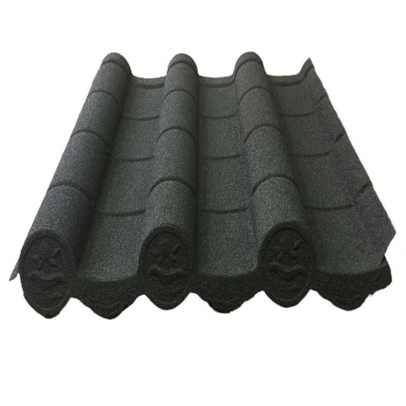 彩钢瓦金属彩石别墅瓦片屋顶防水加厚彩钢镀铝锌板瓦屋面大片隔热装饰