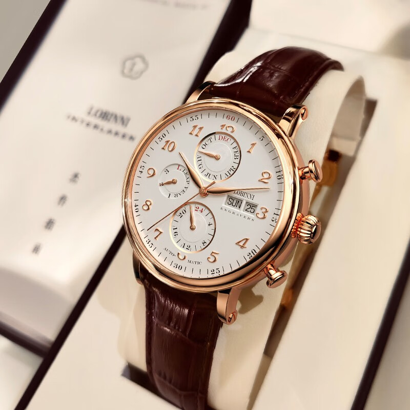 斯普特尼克(sputnik)罗宾尼系列手表男机械表全自动男士商务休闲多