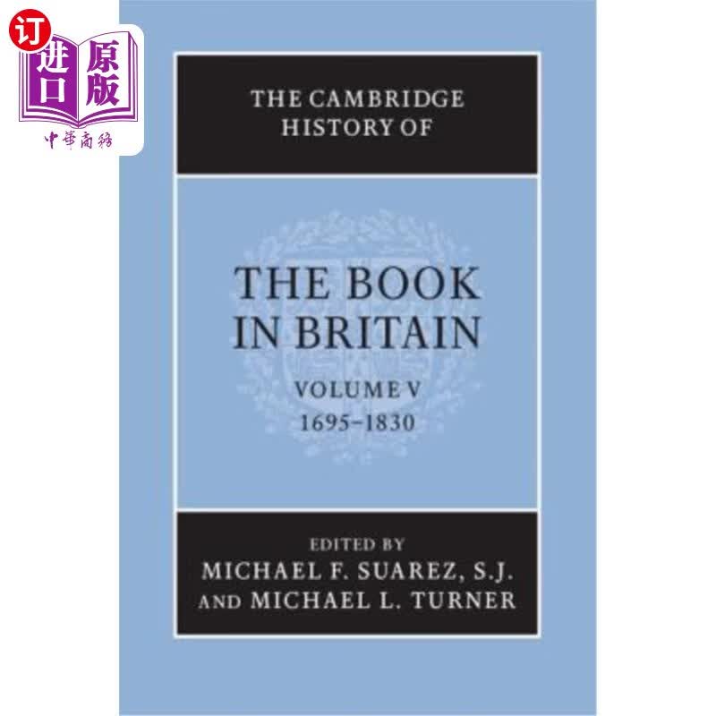 history of the book in britain: volume 5, 1695-1830 《剑桥英国史