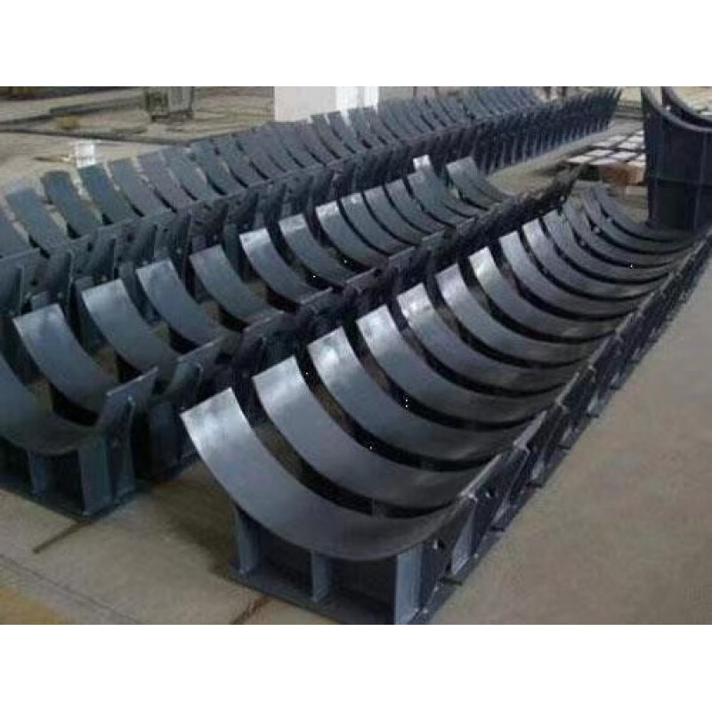 适之碳钢大口径鞍式管托石油化工管道曲面槽固定支座j10托座式支吊架