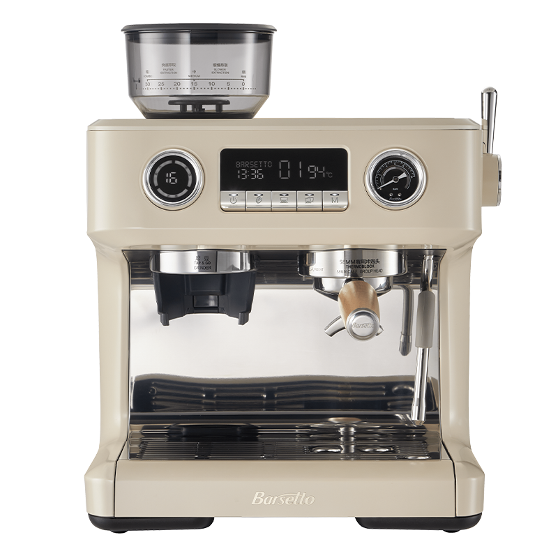 Barsetto BAE-V1 半自动咖啡机 米白色