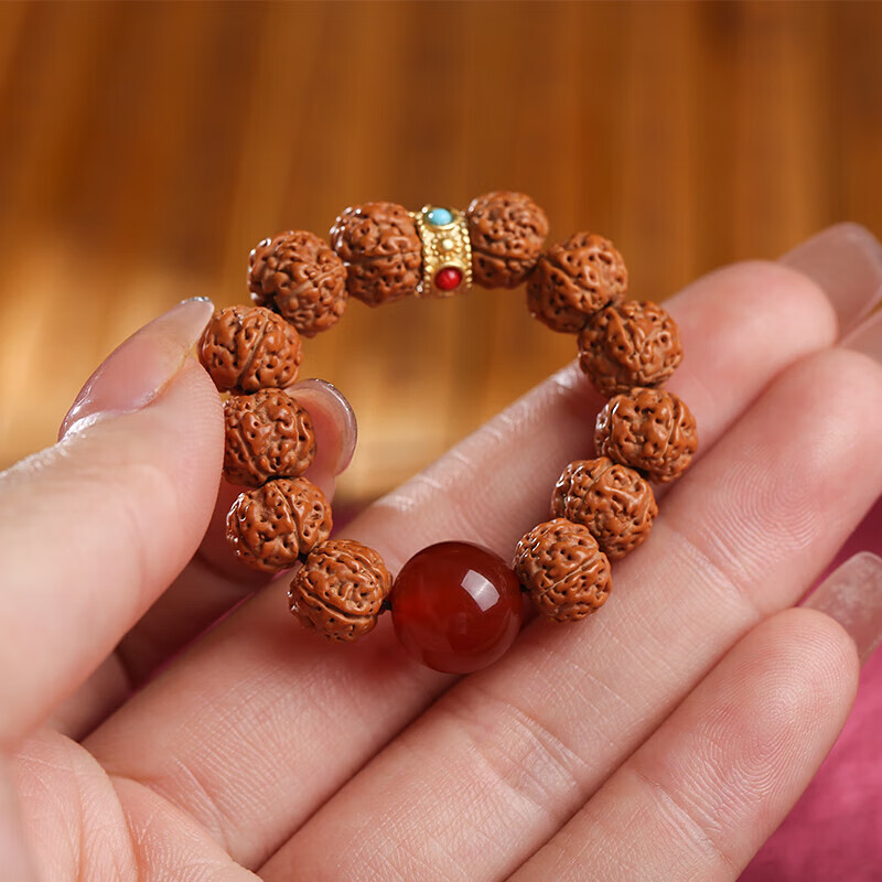 览日鸟金刚菩提子小手捻文玩珠子男女绕指柔指尖手捻小手串菩提佛