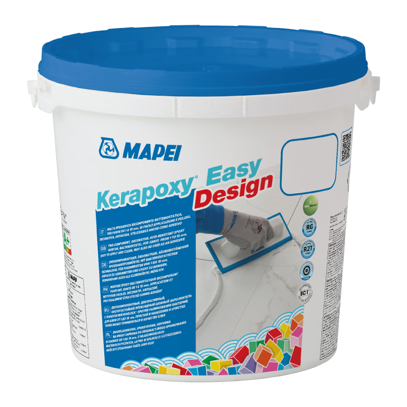 馬貝環(huán)氧裝飾填縫劑9001雙組分半亮光面耐酸耐污耐堿水性勾縫劑 #130淡黃色【偏白】