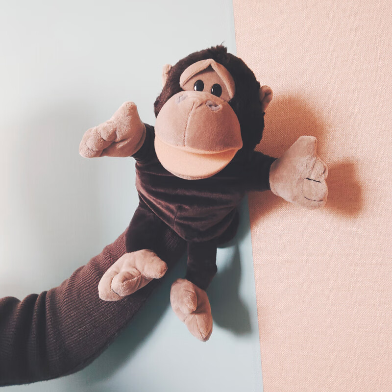 ignatius动物手套手偶张嘴可爱毛绒玩具宝宝早教布娃娃幼儿园儿童生日
