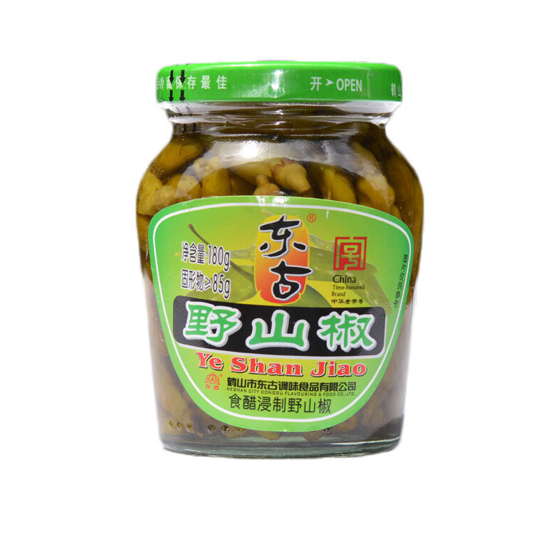 东古野山椒180g食醋侵制 辣椒泡椒凤爪调料辣味调味料