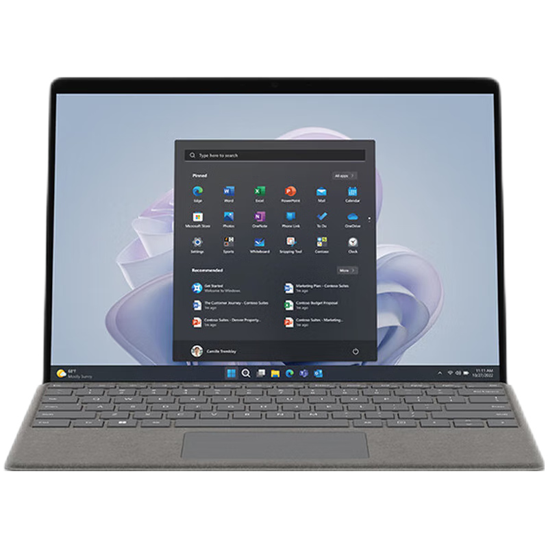 微软Surface Pro 9 商用版 i7 16G+512G 13英寸高刷新 石墨灰 二合一平板高端笔记本电脑 Win11Pro QIY-00025