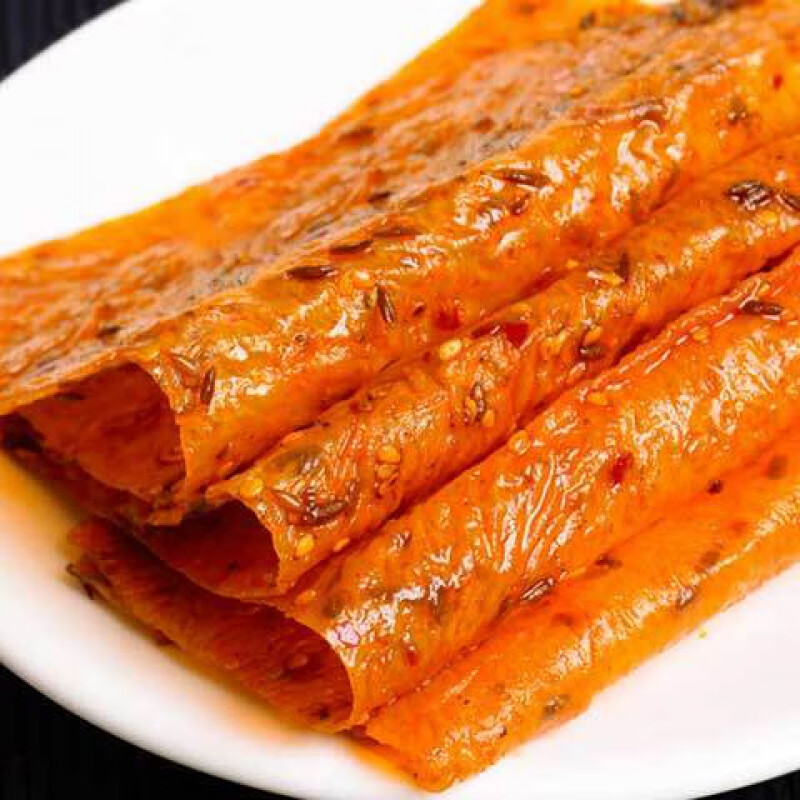 【精选】80后大辣片大刀肉辣条230g/袋儿时怀旧麻辣片小吃零食豆皮万
