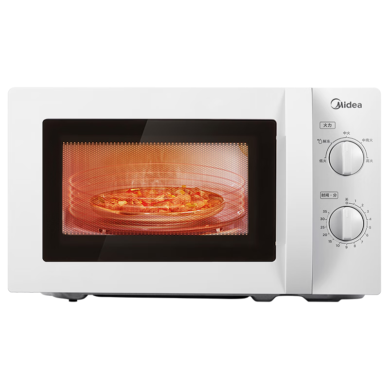 ���ģ�Midea��΢��¯ 20��С�ͼ��� 360��ת�̼��� ������ڵ� ��ť�ٿظ���ɱ��(M1-L213B) �����