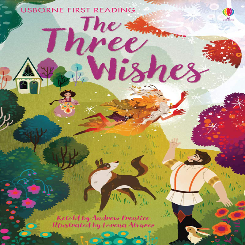 进口英文原版绘本 the three wishes first reading level 4 三个愿望