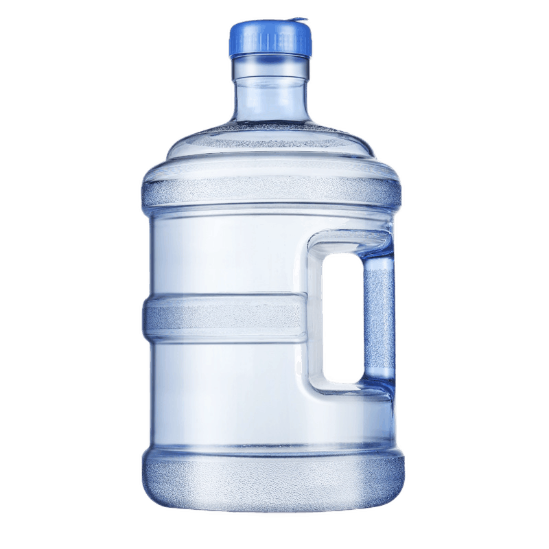 竞洲纯净水桶矿泉水桶饮水机桶PC加厚全新料水桶饮用水茶台吧机水桶手提户外桶 3.78L纯净水桶