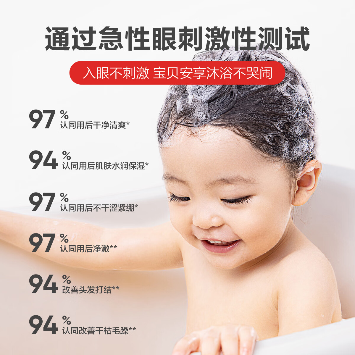 红色小象婴儿沐浴露洗发水二合一儿童宝宝洗发沐浴露绵柔泡泡无泪配方洗护 【婴童洗发沐浴露300ml】