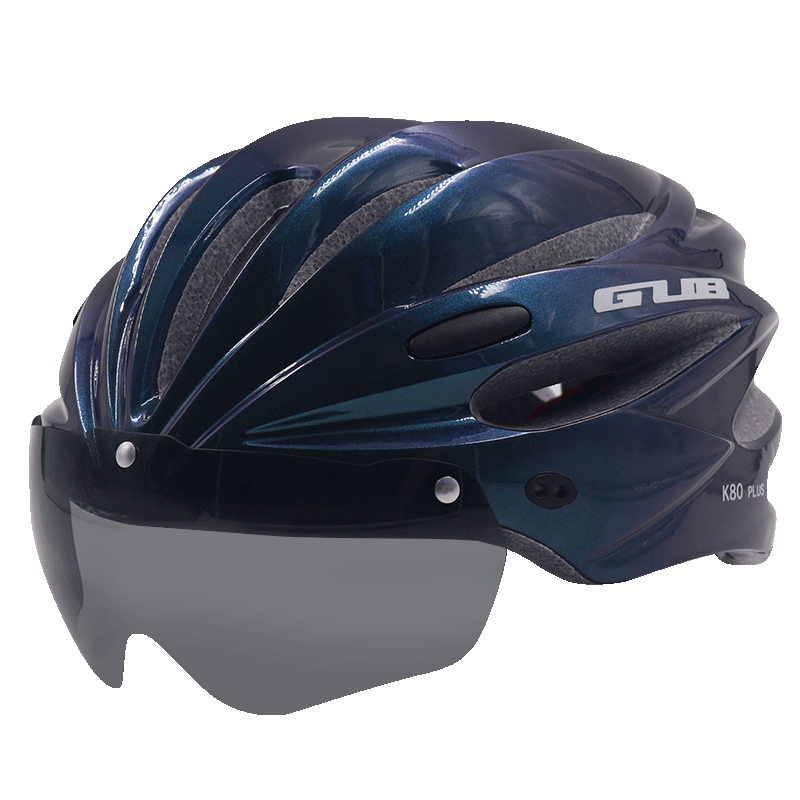 GUB K80 Plus 中性骑行头盔 极光蓝