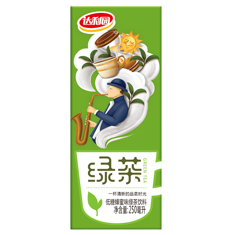 京东极速版:达利园 蜂蜜绿茶250ml*24 20.9元