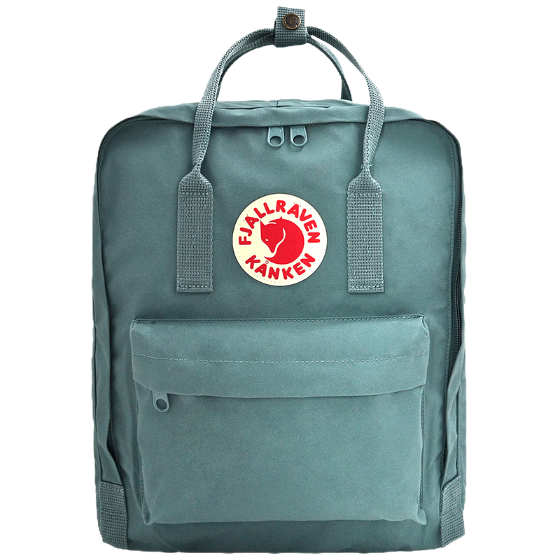 FJALLRAVEN北極狐雙肩包超輕大容量露營雙肩包Kanken背包664霜綠色16L