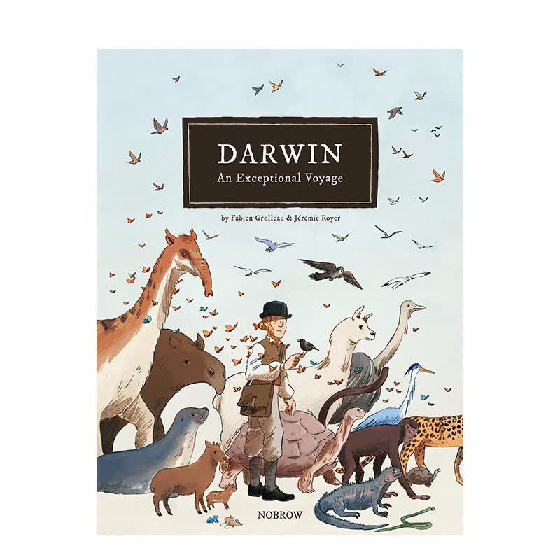 【预售】Darwin: An Exceptional Voyage 达尔文：非凡旅程 图像小说善本图书