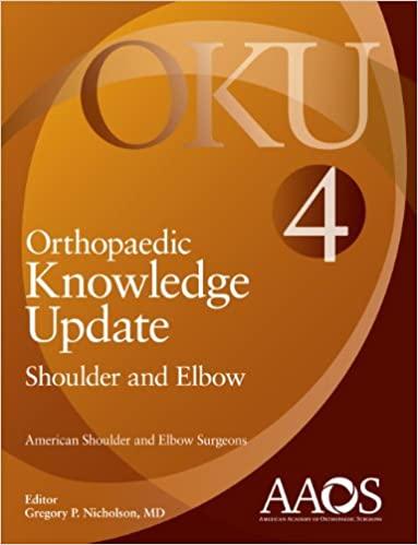 Orthopaedic Knowledge Update: Shoulder and Elbow