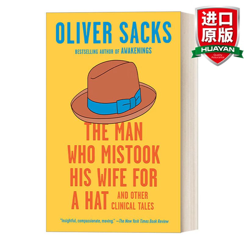 预售 the man who mistook his wife for a hat 英文原版 错把妻子当