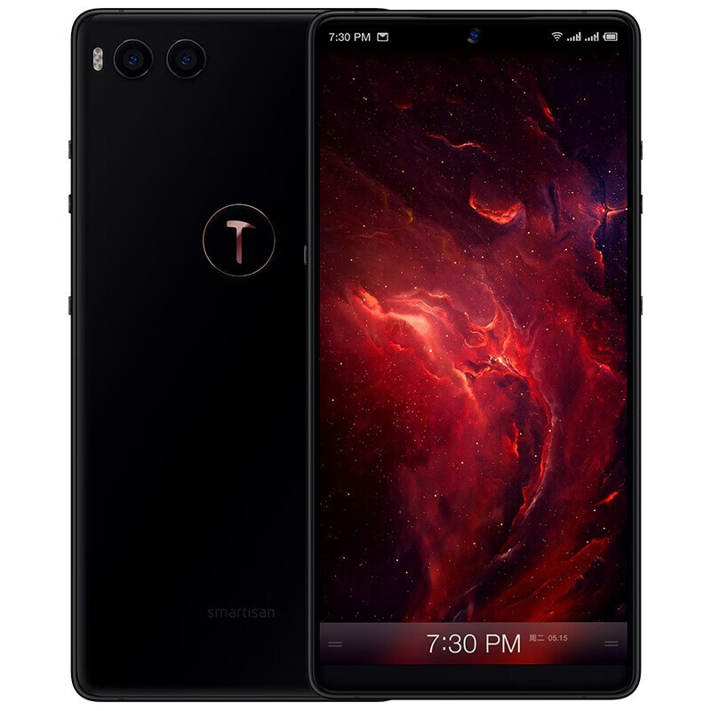 锤子坚果r1二手手机 高通骁龙芯片全面屏手机 黑色全网通 8gb 128gb全