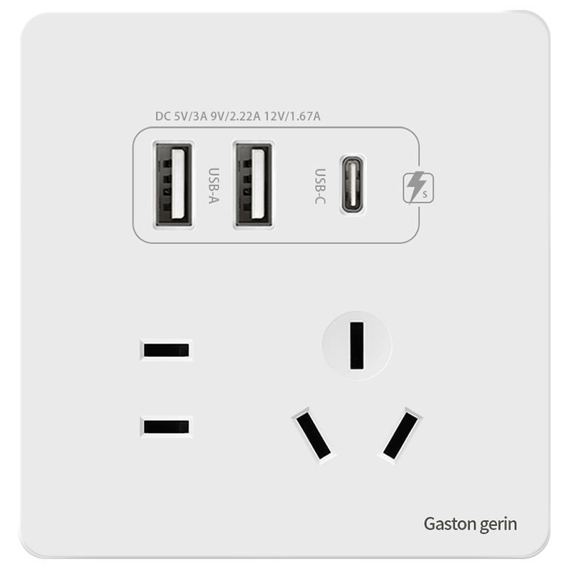 Marc Lichtetypec 86�����USB���� Type-C��� 20W ��ɫ ��λUSB+Type-C 21.84Ԫ