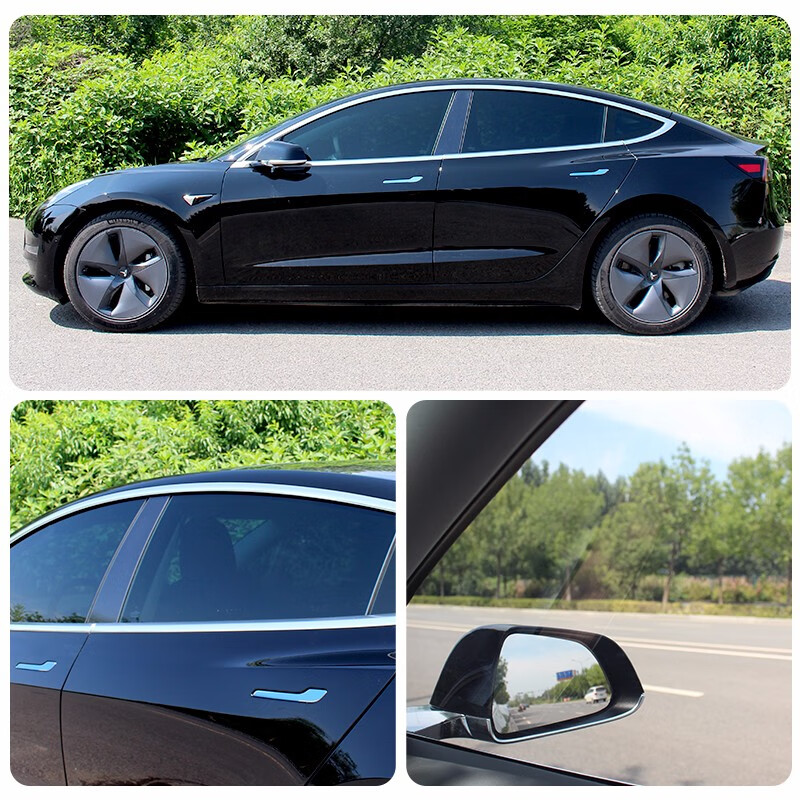 瑞盾汽车贴膜 车膜 太阳膜防爆隔热防晒全车玻璃车窗膜黑色隐私膜 全车膜