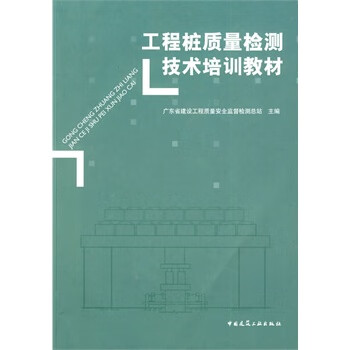 工程桩质量检测技术培训教材 【正版图书，放心购买】