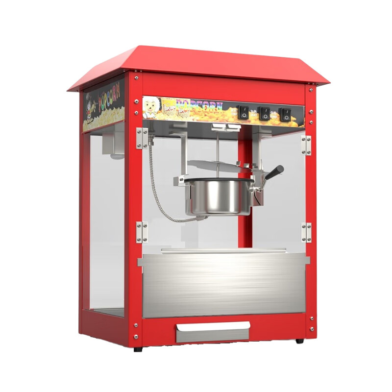 苏勒 爆米花机商用全自动电动爆米花机器爆玉米爆谷机小吃设备 爆米花机