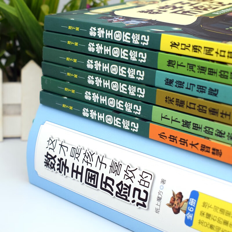 这才是孩子喜欢的数学王国历险记 （全六册）三四五六年级数学入门课外漫画书 北大老师推荐详情图