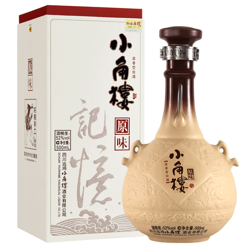 小角楼 记忆系列酒 52度浓香型粮食白酒500ml 记忆原味 单瓶装