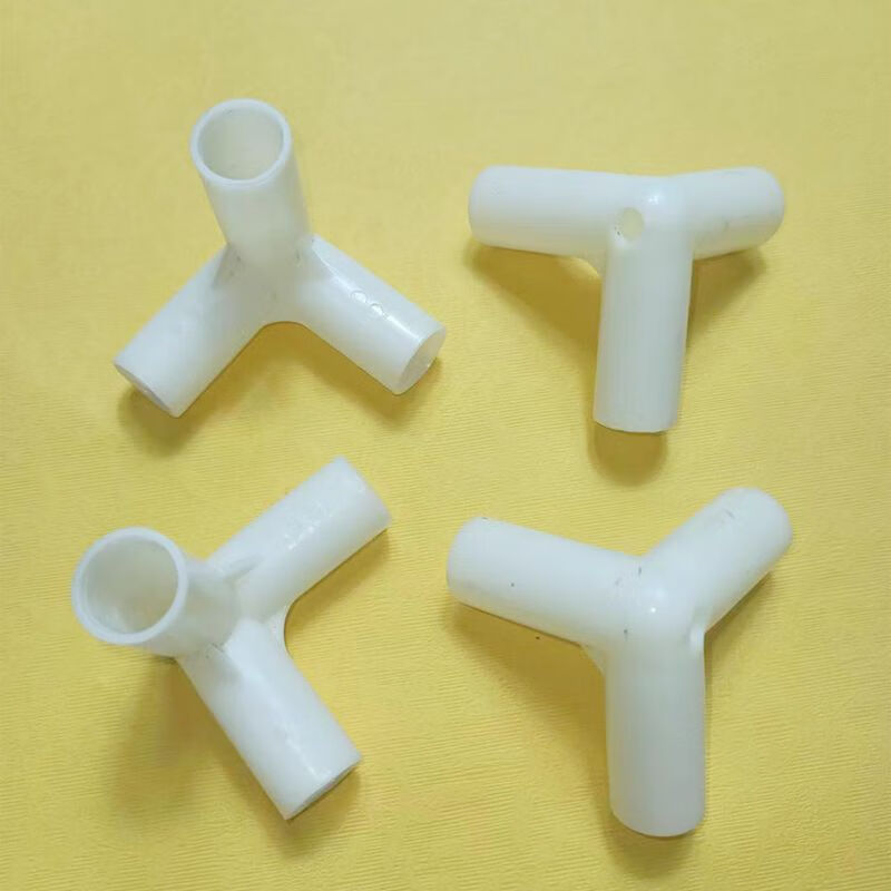 蚊帐三通接头蚊帐支架配件蚊帐加厚三角通塑料配件家用蚊帐三通接