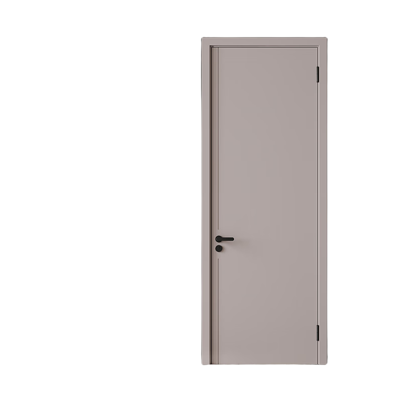 梦天木作云帆系列皓月水漆木门室内门定制房间卧室门 4P81皓月室内门 星辰灰