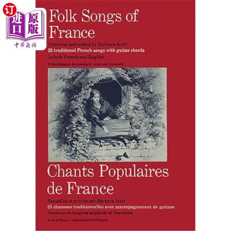 海外直订folk songs of france 法国民歌