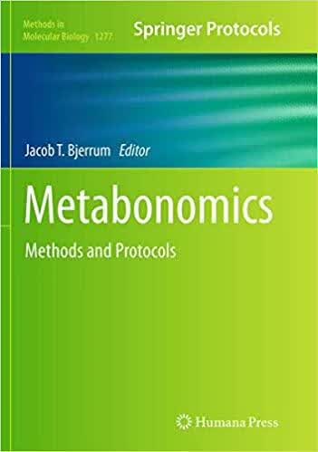 预订Metabonomics: Methods and Protocols