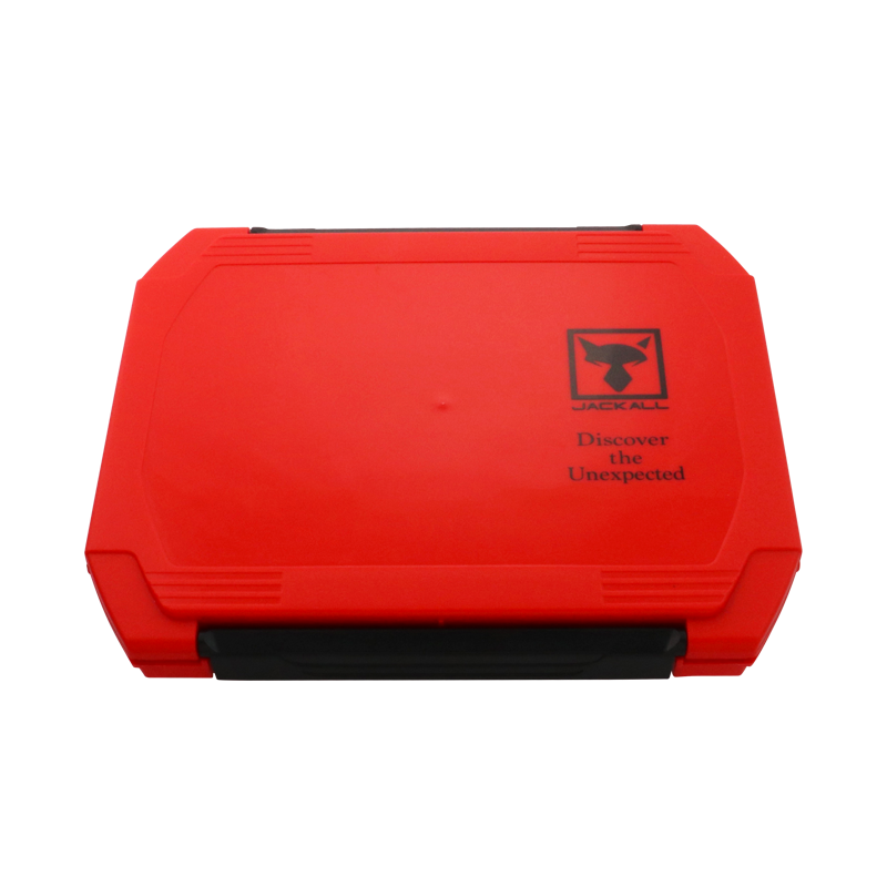 日本JACKALL路亚饵盒假饵盒配件盒插片盒BOX1500/2300/2800/3000D 1500D红色20*15.3*4CM