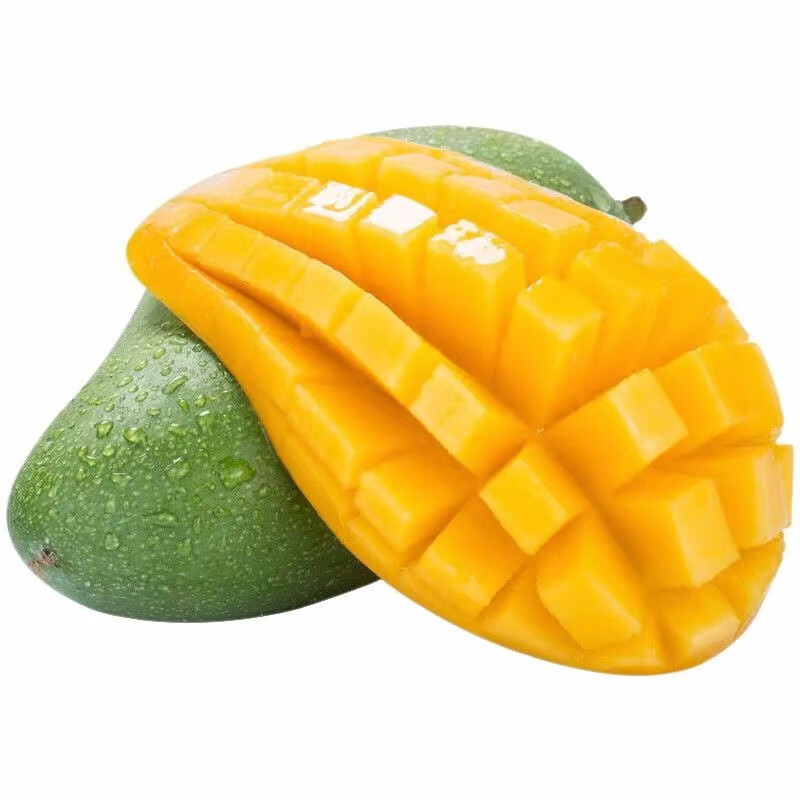 拍2件 果佳玖越南大青芒新鲜芒果现摘应季水果生鲜特产单果450克起 2.
