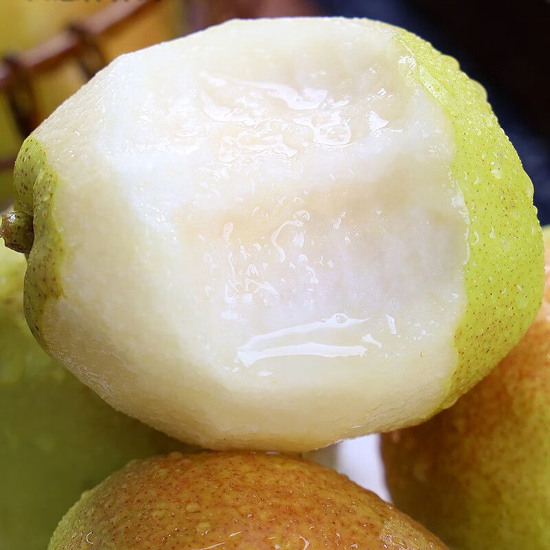 绿熊庄园正宗新疆库尔勒香梨酥脆甜多汁冰糖雪梨丑梨子果蔬生鲜水果礼盒装 特级5斤装 单果120g+净重4.5斤