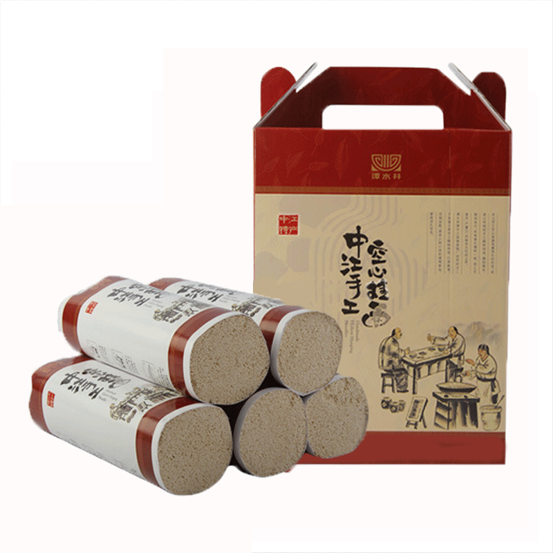 谭水井【中江特产】四川中江手工空心挂面 特细银丝挂面条 龙须面拉面