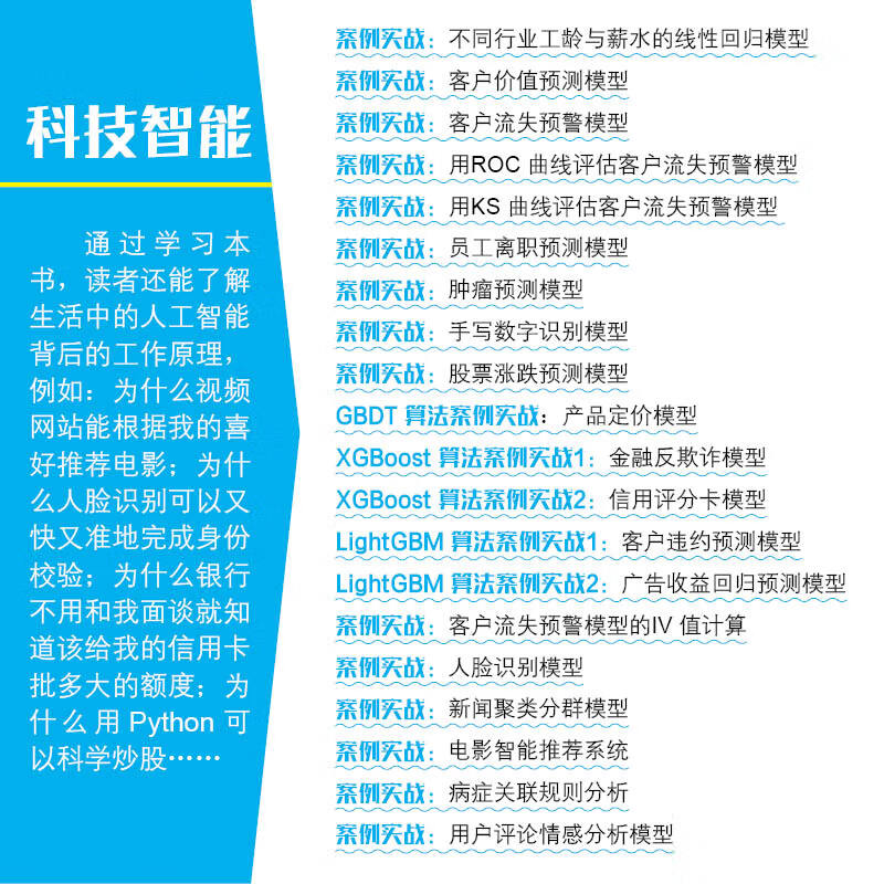 Python大数据分析与机器学习商业案例实战详情图