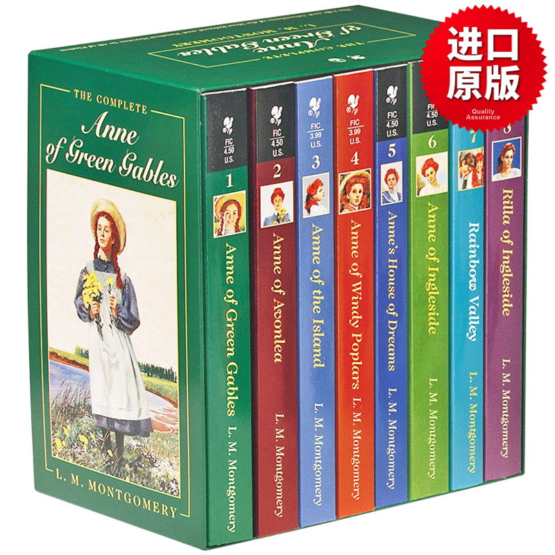 绿山墙的安妮8册 Anne of Green Gables Complete 英文原版小说