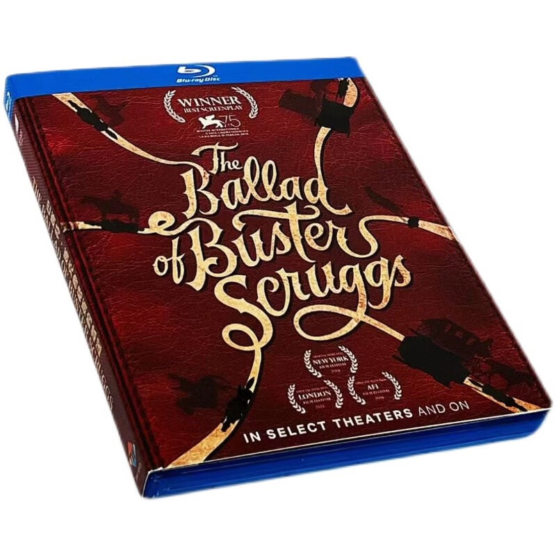 高清蓝光碟片 巴斯特斯克鲁格斯的歌谣 科恩兄弟电影盒装光盘中字