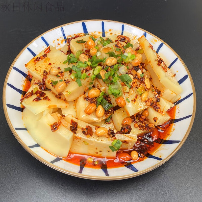 美朝福贵州特产遵义凉拌小吃米豆腐米凉粉凉菜加大包配料灰碱粑50 无