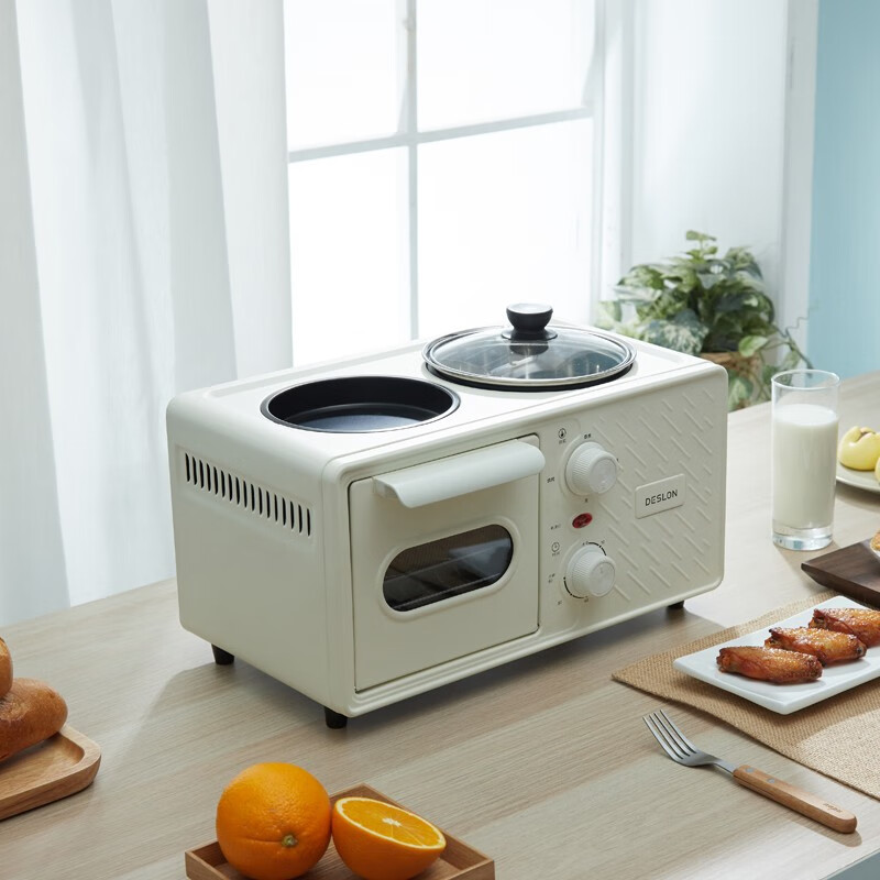 德世朗 多功能早餐机料理机电烤箱DDQ-JK002年会福利礼品奖品