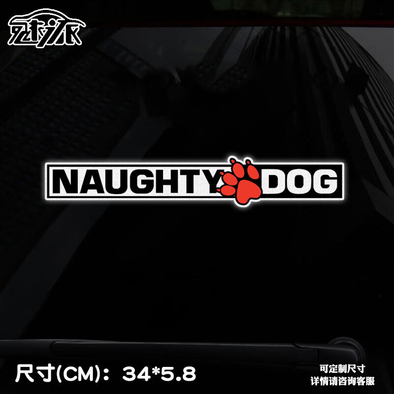 的生还者1重制版艾莉末日1反光汽车贴纸车