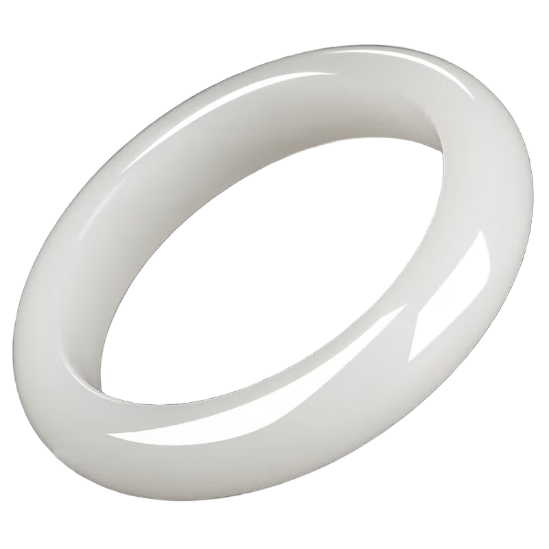 7000年和田玉手鐲羊脂白女款玉手鐲玉鐲子 56-57圈口