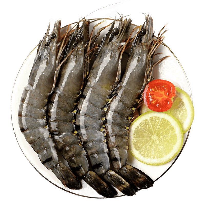 农小瑶 大号黑虎虾净重600g/约18只 鲜活冷冻国产大虾可剥虾仁生鲜